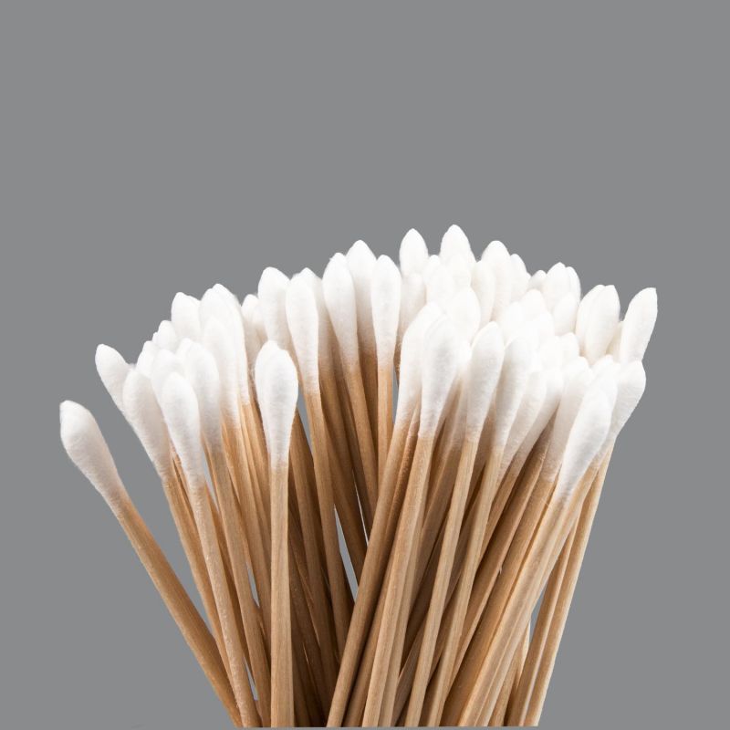 Medical Grade Pure Cotton Tipped Applicator For Hospital