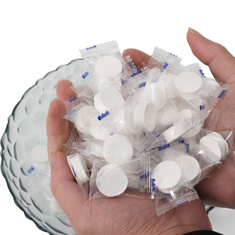 Cheap Price Wholesale Custom Compressed Coin Tissue Disposable Face Towel For Travelling