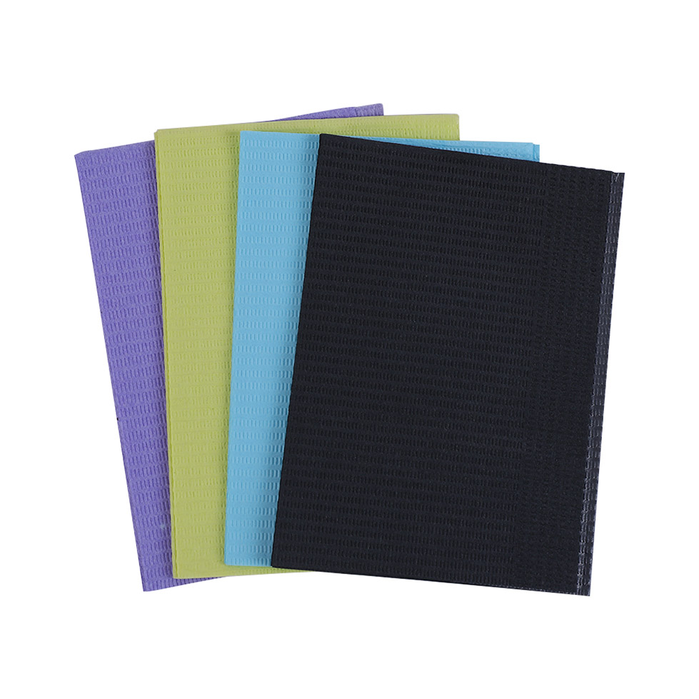 Waterproof Disposable 3ply Dental Bib/ Tissue/Napkins for Medical use